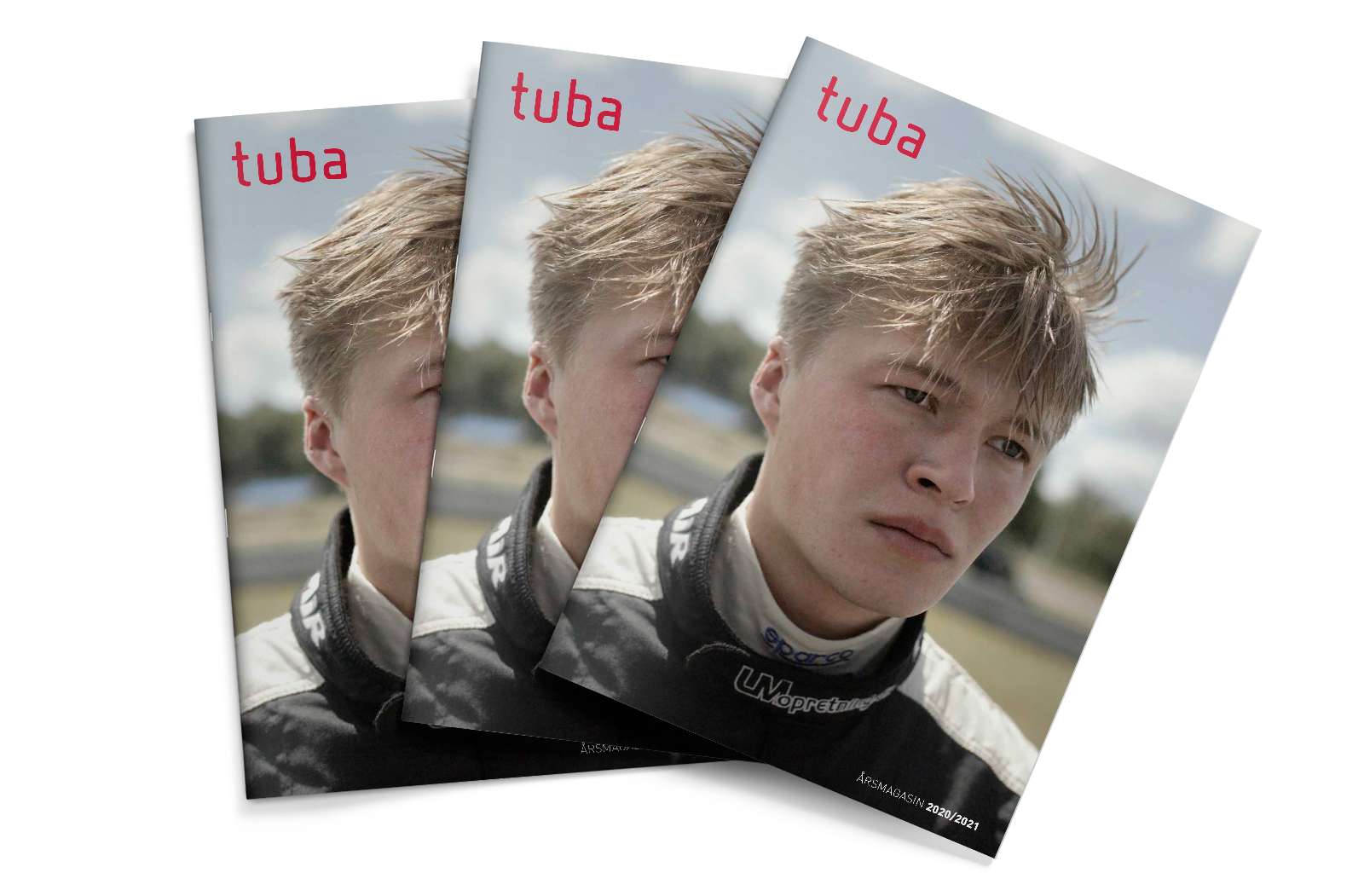 To forsider af TUBAs årsmagasin 2020/2021